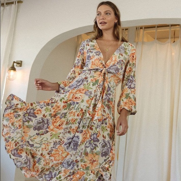 Aster Floral Midi Dress - Picture 5 of 5